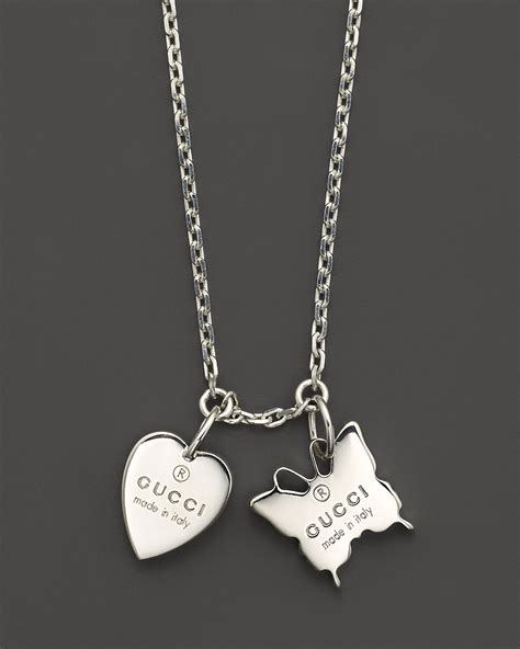 gucci bracelet butterfly|trademark necklace with heart pendant.